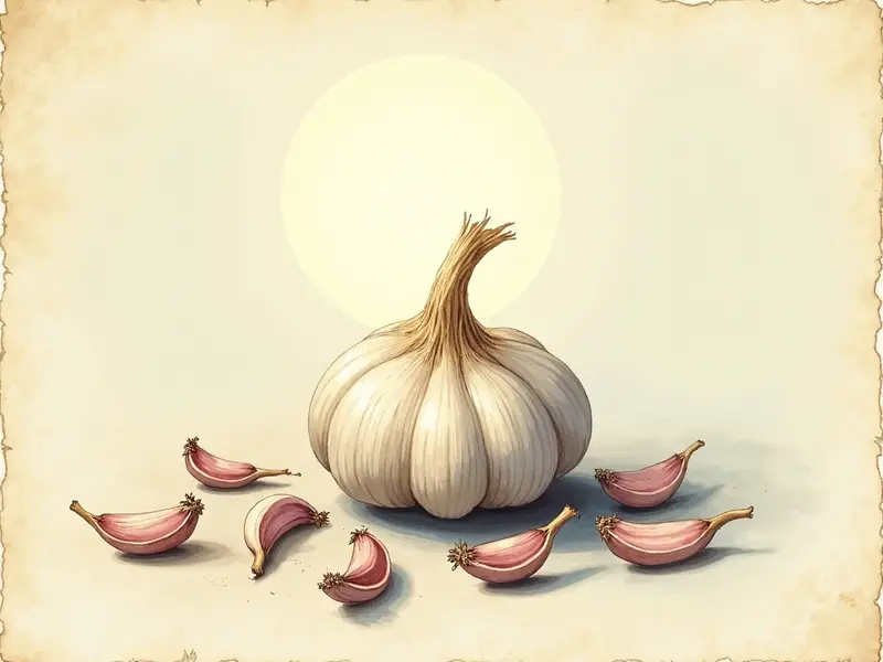 Ilustración del sueño: ajo