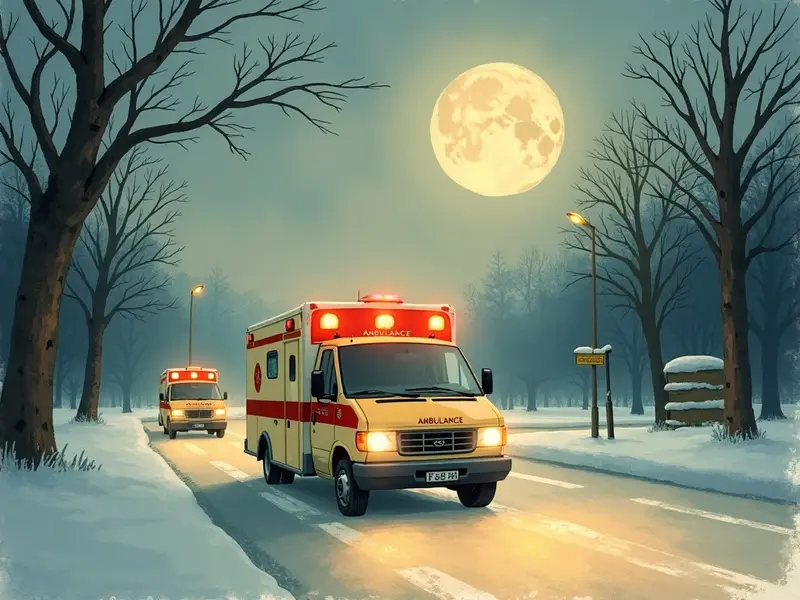 Ilustración del sueño: ambulancia