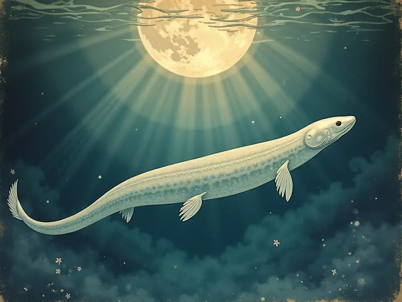 Ilustración del sueño: anguila