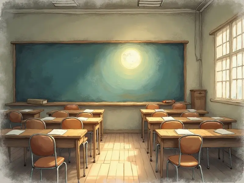 Ilustración del sueño: aula