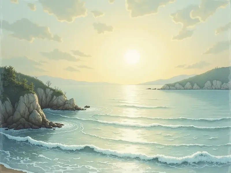 Ilustración del sueño: bahía