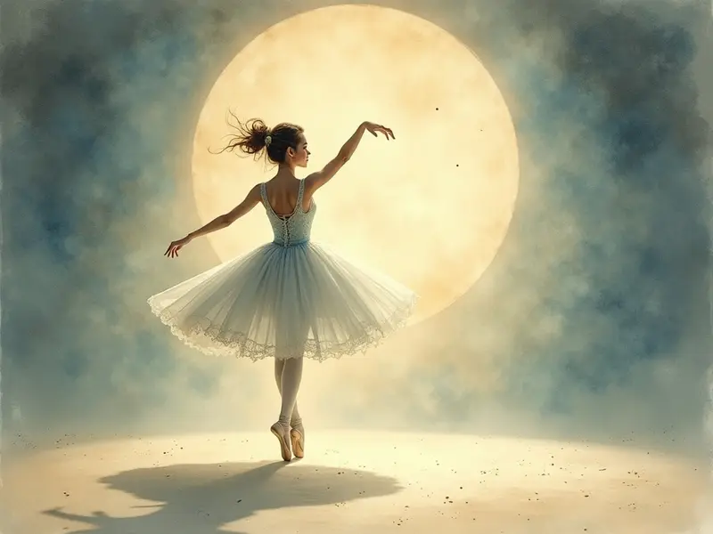 Ilustración del sueño: bailarina