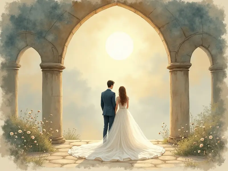 Ilustración del sueño: boda