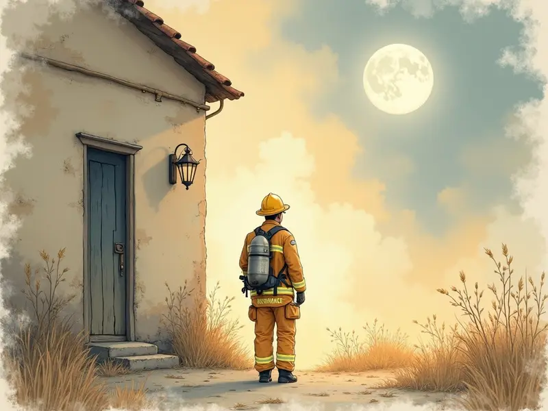 Ilustración del sueño: bombero