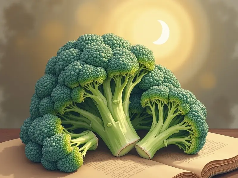 Ilustración del sueño: brócoli