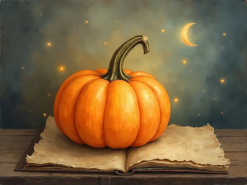 Ilustración del sueño: comer calabaza