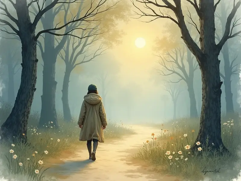 Ilustración del sueño: caminar