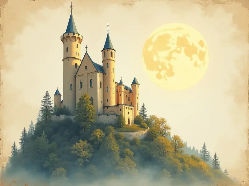 Ilustración del sueño: castillo