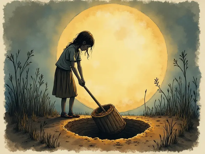 Ilustración del sueño: cavar