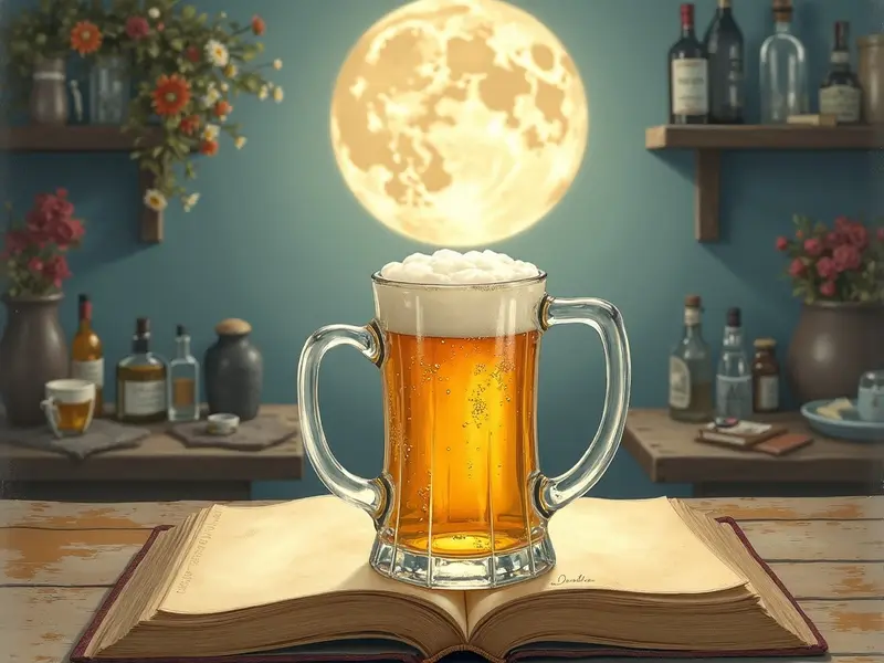 Ilustración del sueño: cerveza