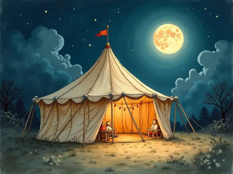 Ilustración del sueño: circo