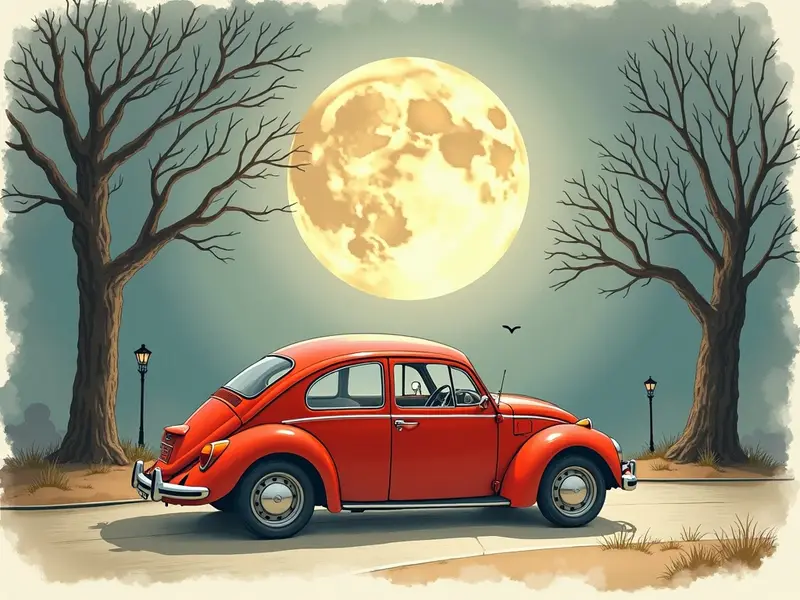 Ilustración del sueño: coche