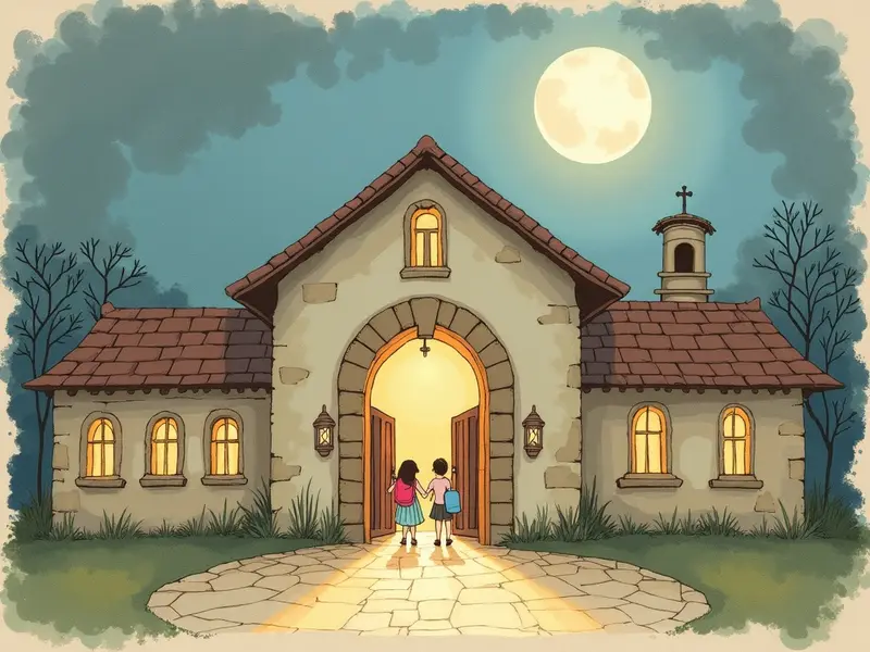 Ilustración del sueño: colegio