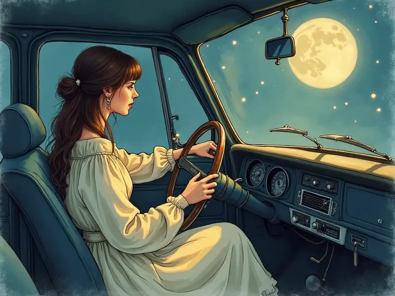 Ilustración del sueño: conducir