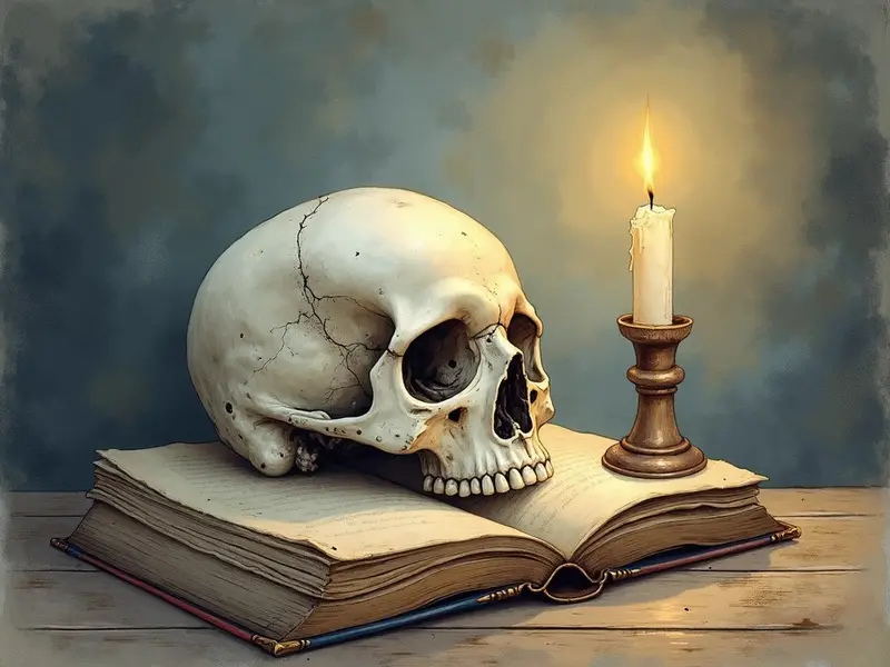 Ilustración del sueño: cráneo roto