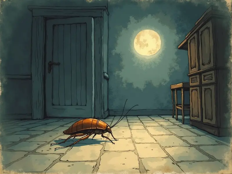 Ilustración del sueño: cucaracha