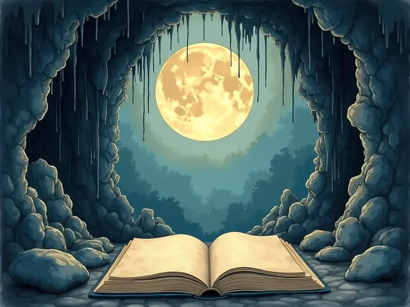 Ilustración del sueño: cueva