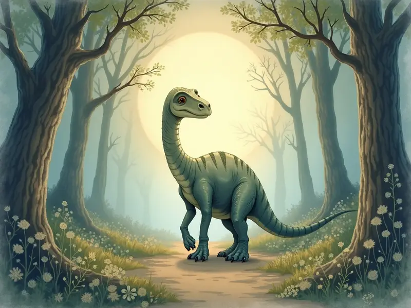 Ilustración del sueño: dinosaurio
