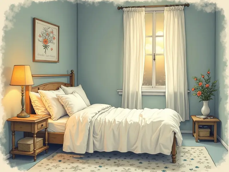 Ilustración del sueño: dormitorio