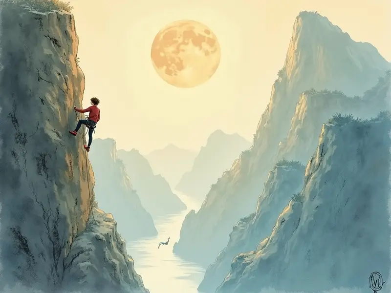 Ilustración del sueño: escalar