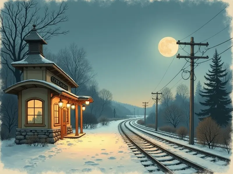 Ilustración del sueño: estación