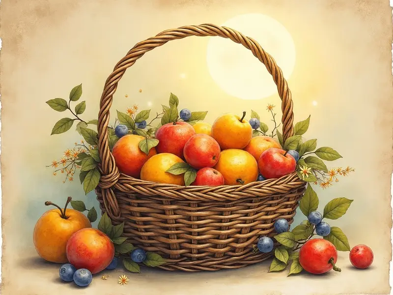 Ilustración del sueño: fruta