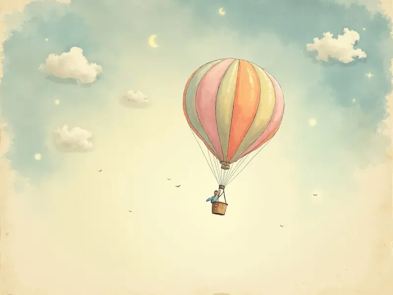 Ilustración del sueño: globo