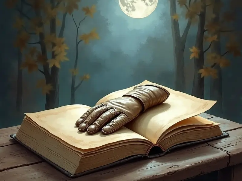 Ilustración del sueño: guante blanco