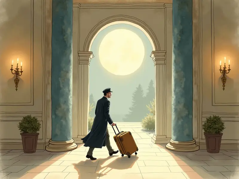 Ilustración del sueño: hotel