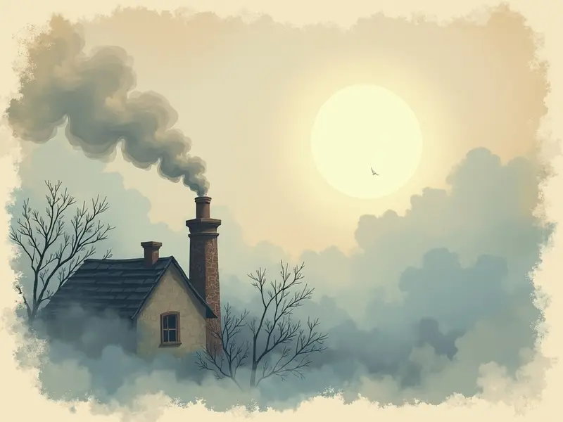 Ilustración del sueño: humo