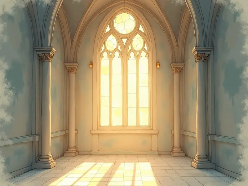 Ilustración del sueño: iglesia
