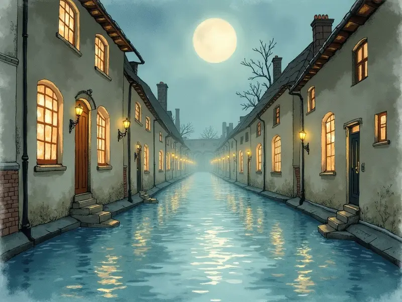 Ilustración del sueño: inundación