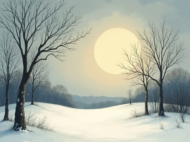 Ilustración del sueño: invierno