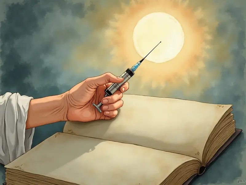 Ilustración del sueño: que te inyectan algo