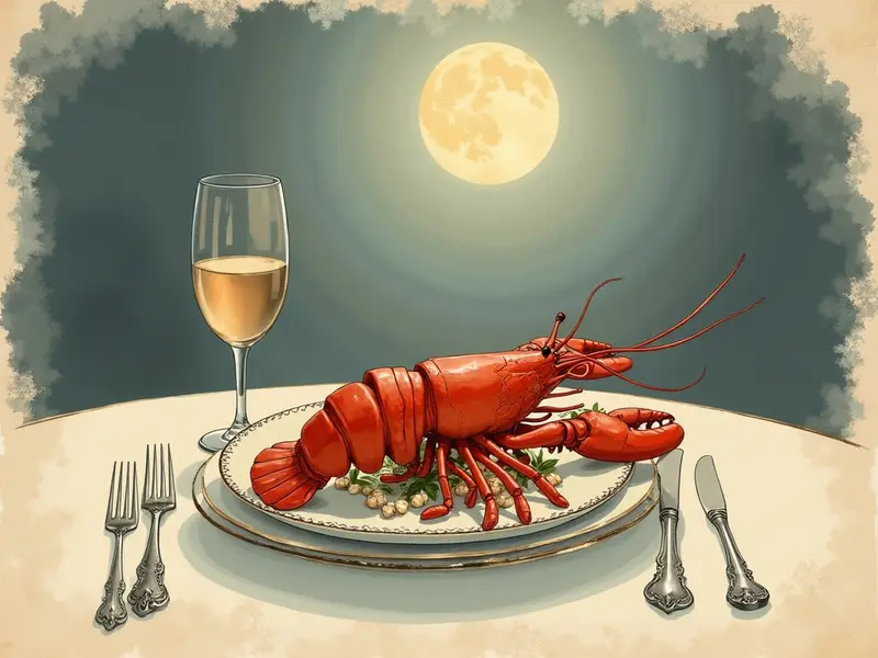 Ilustración del sueño: langosta