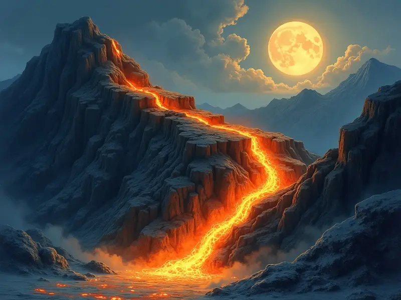 Ilustración del sueño: lava