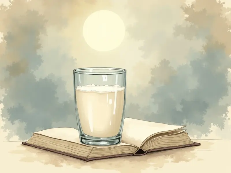 Ilustración del sueño: leche