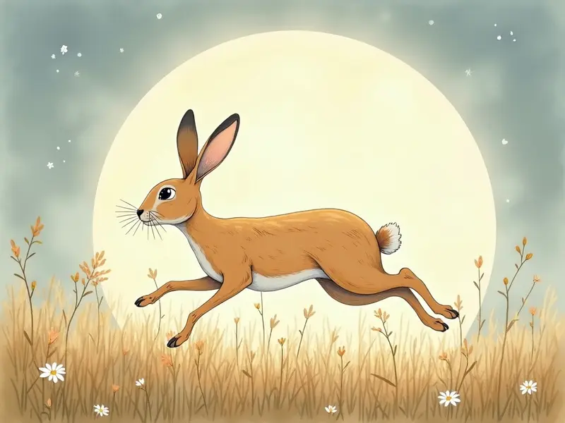Ilustración del sueño: liebre
