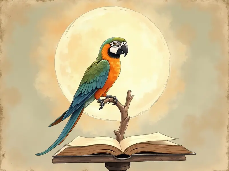 Ilustración del sueño: loro