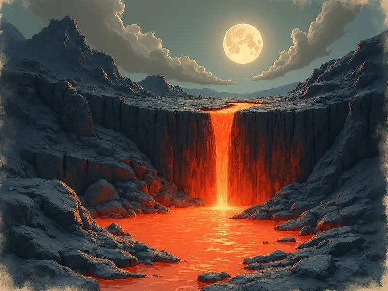 Ilustración del sueño: magma