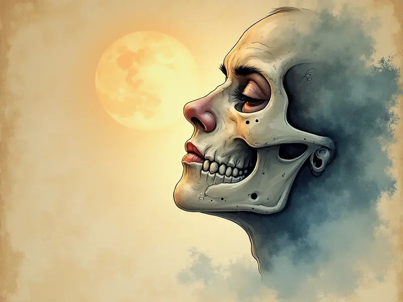 Ilustración del sueño: dolor de mandíbula