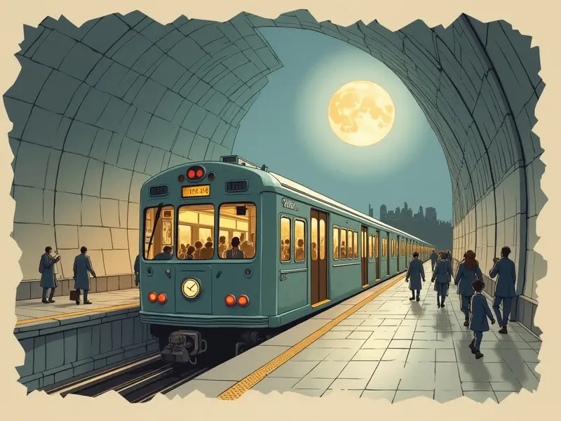 Ilustración del sueño: metro
