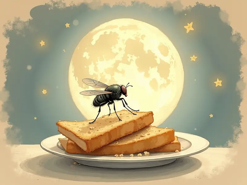 Ilustración del sueño: mosca