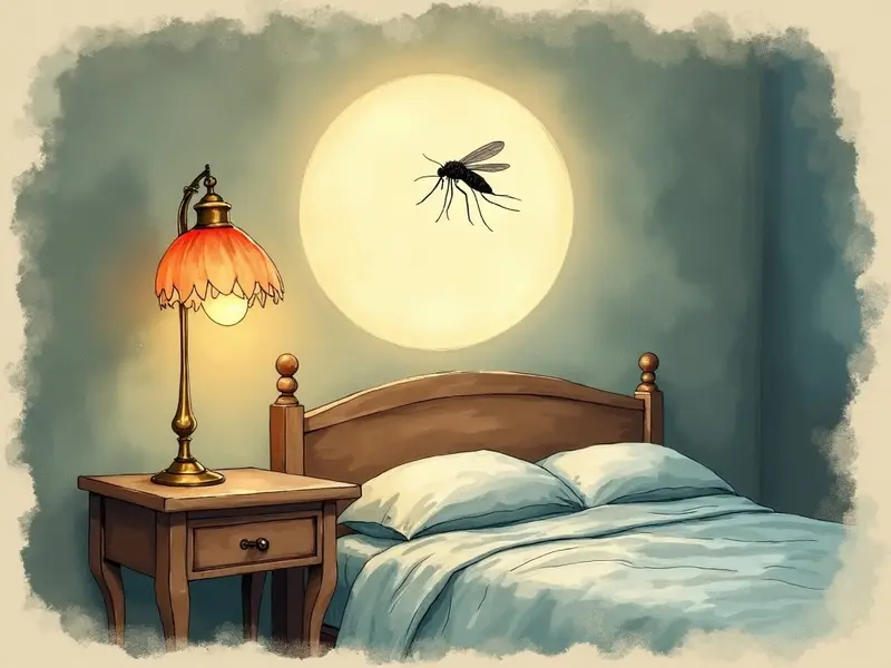 Ilustración del sueño: matar mosquitos