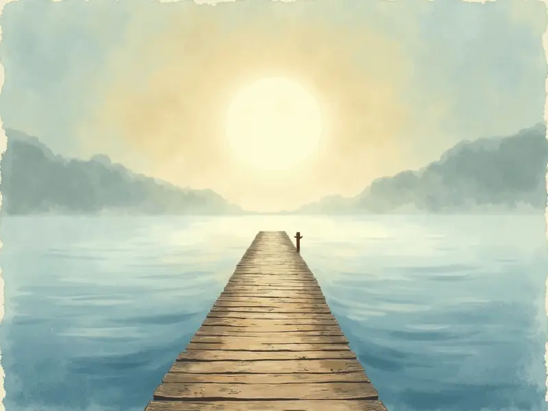 Ilustración del sueño: muelle de puerto