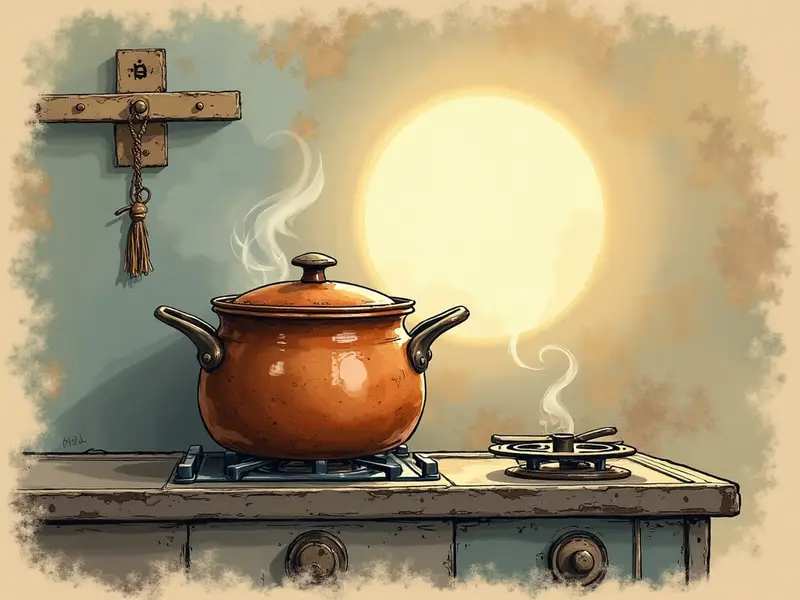 Ilustración del sueño: olla llena de comida