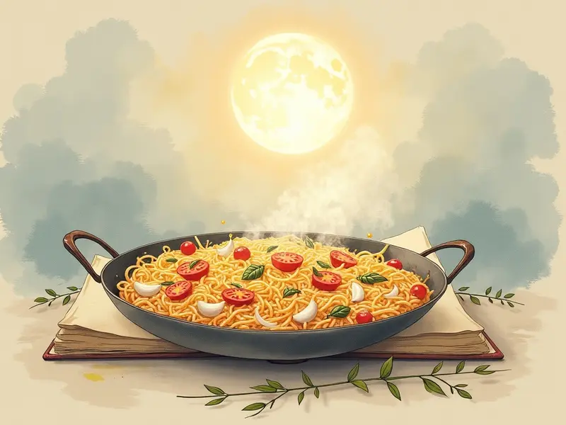Ilustración del sueño: paella