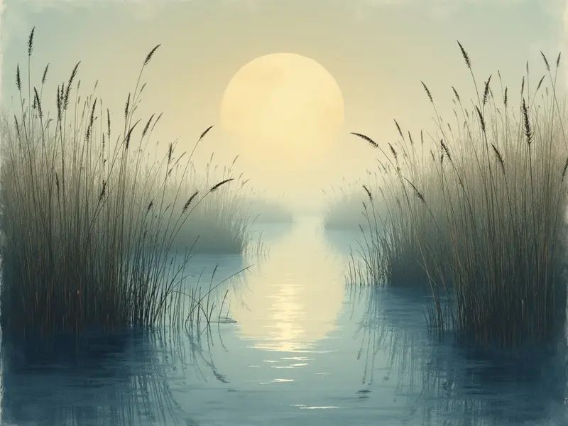 Ilustración del sueño: pantano