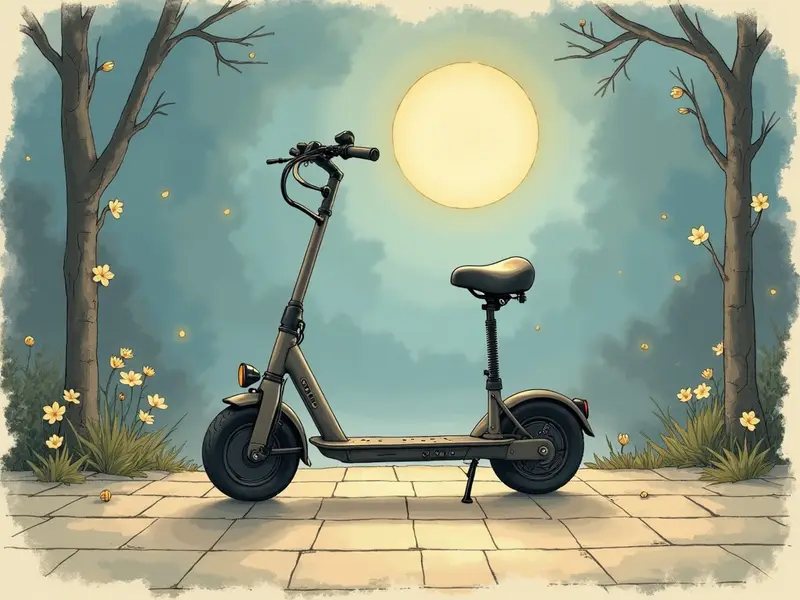 Ilustración del sueño: patinete
