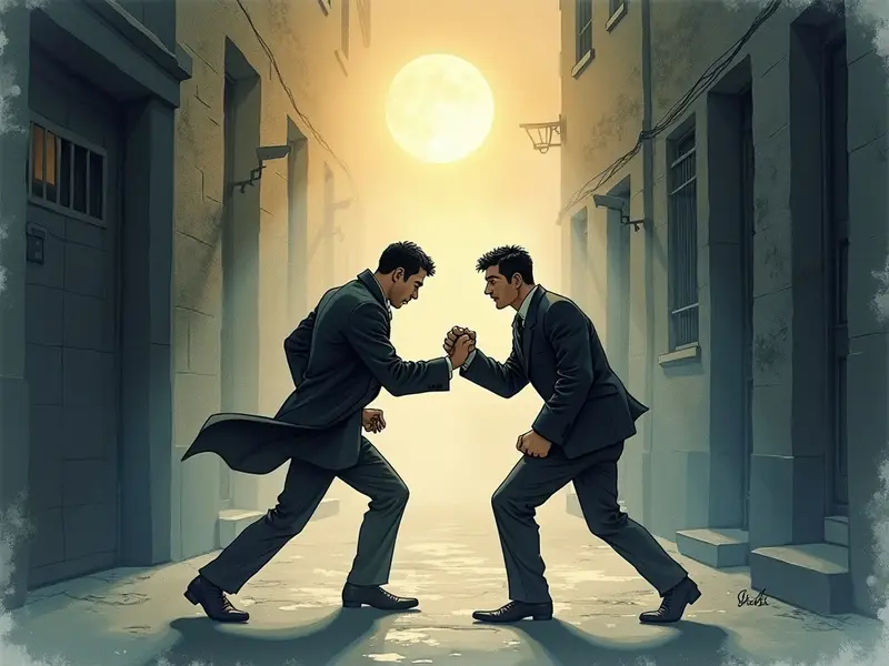 Ilustración del sueño: pelea